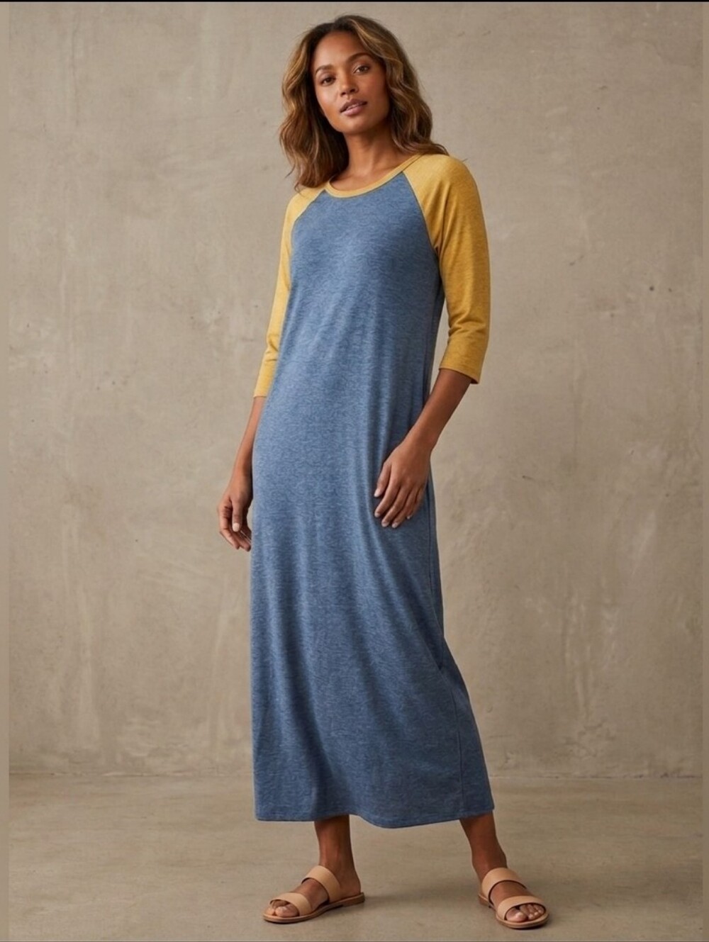 Indigo blue LulaRoe tee shirt dress